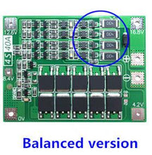 Load image into Gallery viewer, 4S 40A Li-ion Lithium Battery Charger Module Protection Board PCB BMS 18650 Lipo Cell Module w/Balancer For Drill Motor